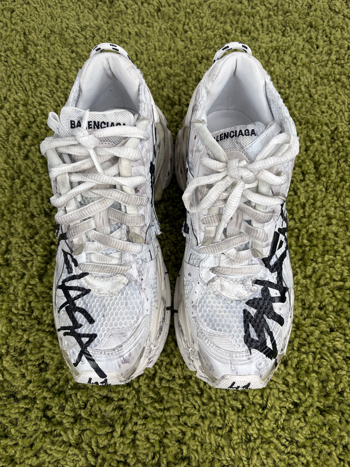 Balenciaga Runner Graffiti Grigio 41