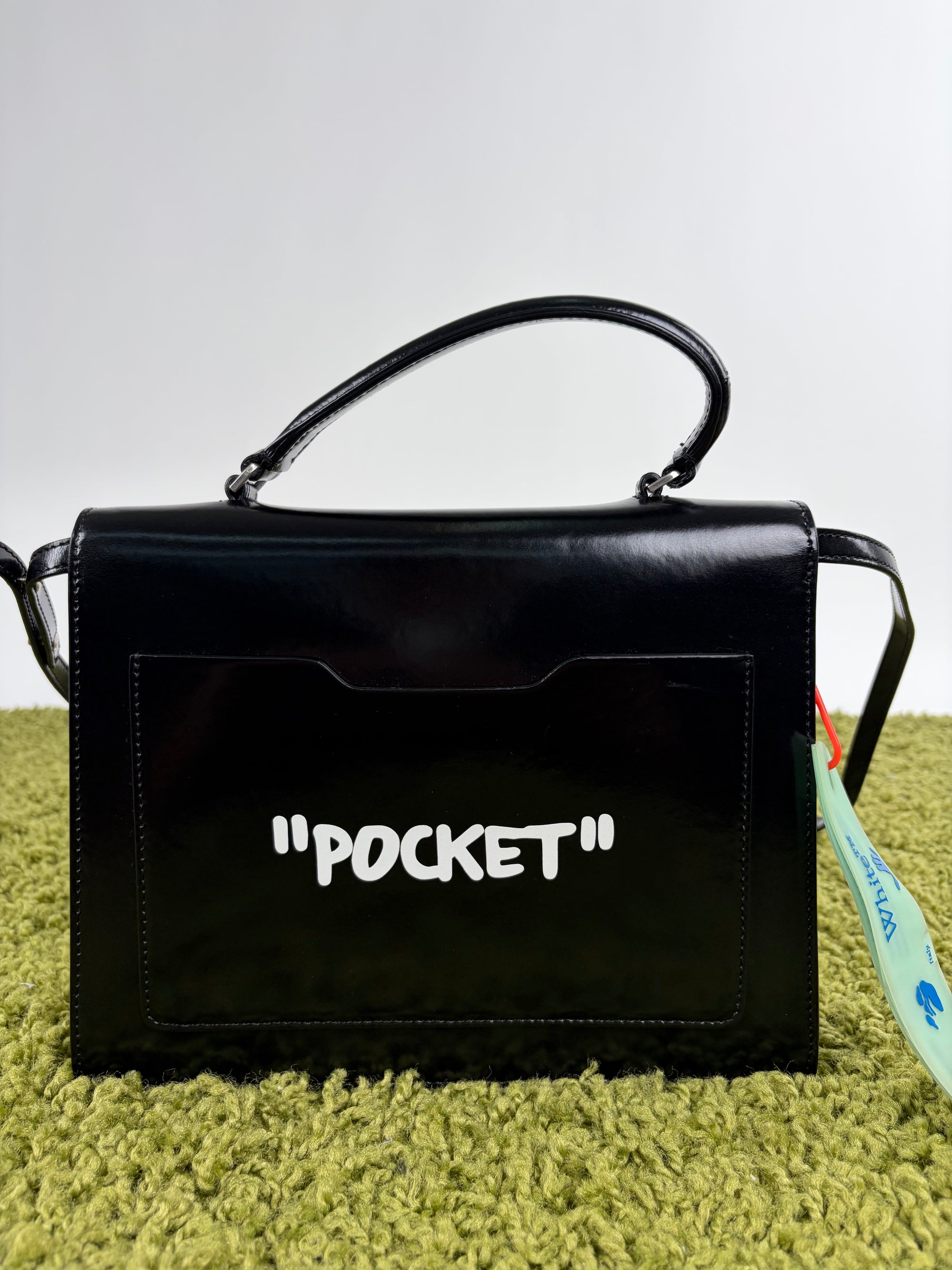 Borsa off white Jitney 2.8 nera e bianca