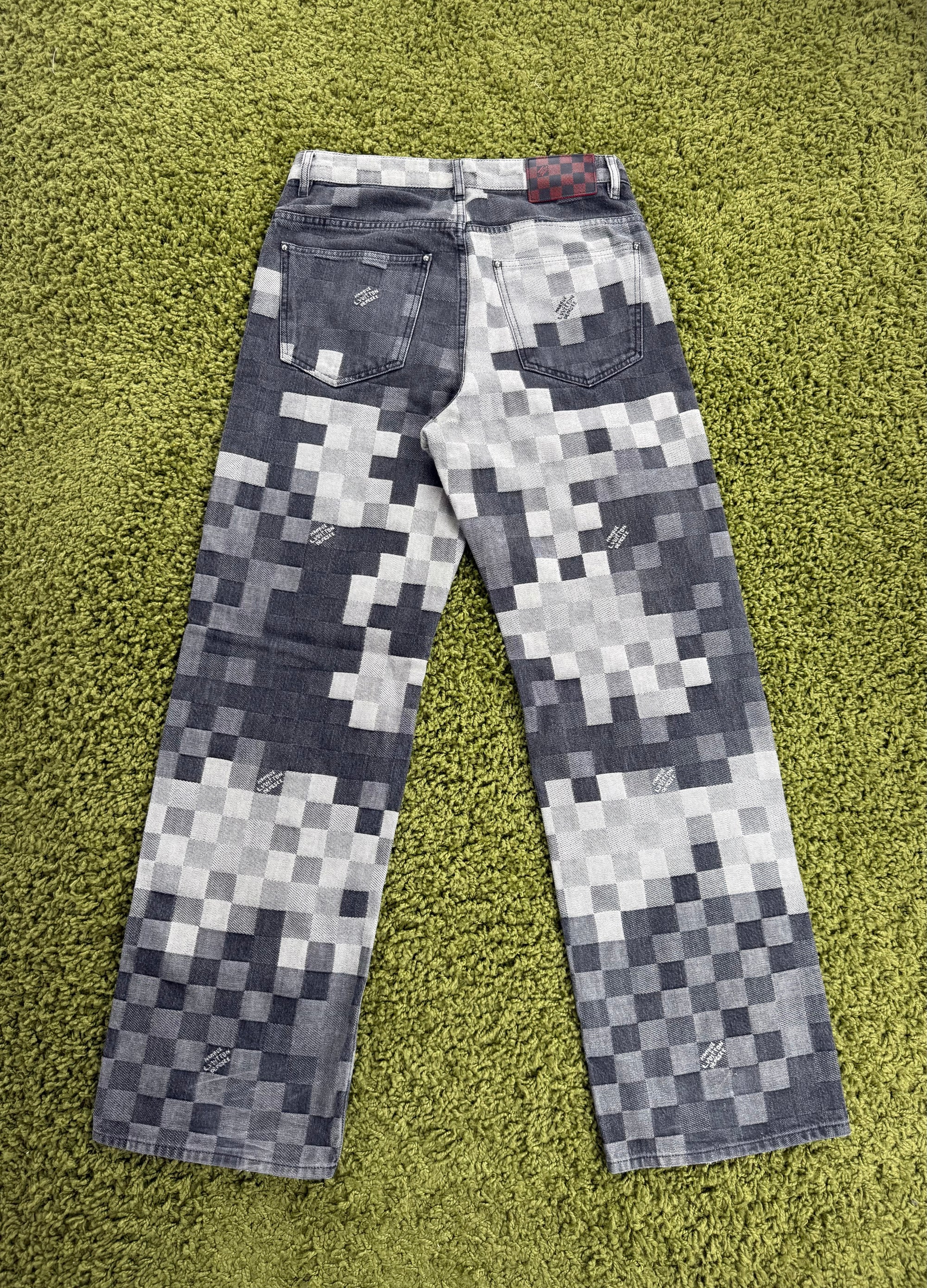 Completo Louis Vuitton Grigio Giacca 48 Jeans 29