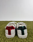 Gucci ace Size 6=40 calza 40.5 bianche verdi e rosse