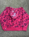 Zip Up Hoodie Bape Rosso XXL