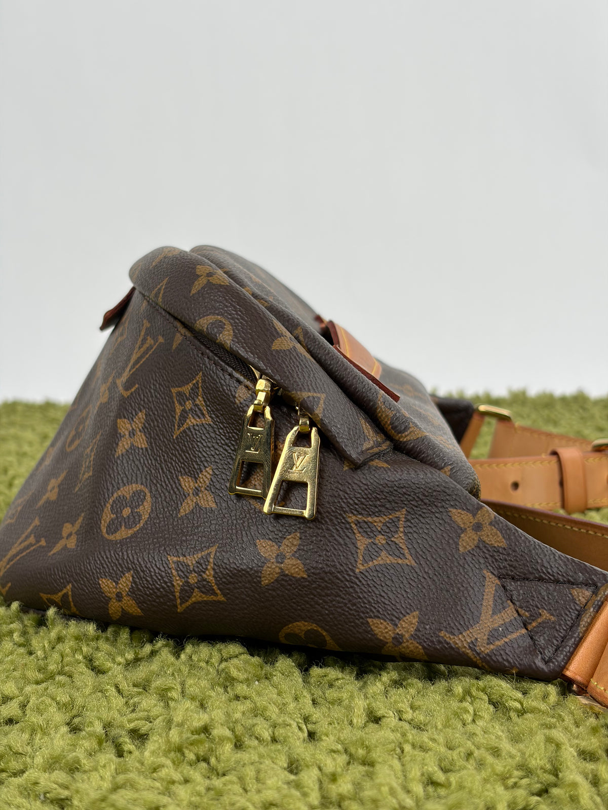 Marsupio bumbag monogram Louis Vuitton Marrone
