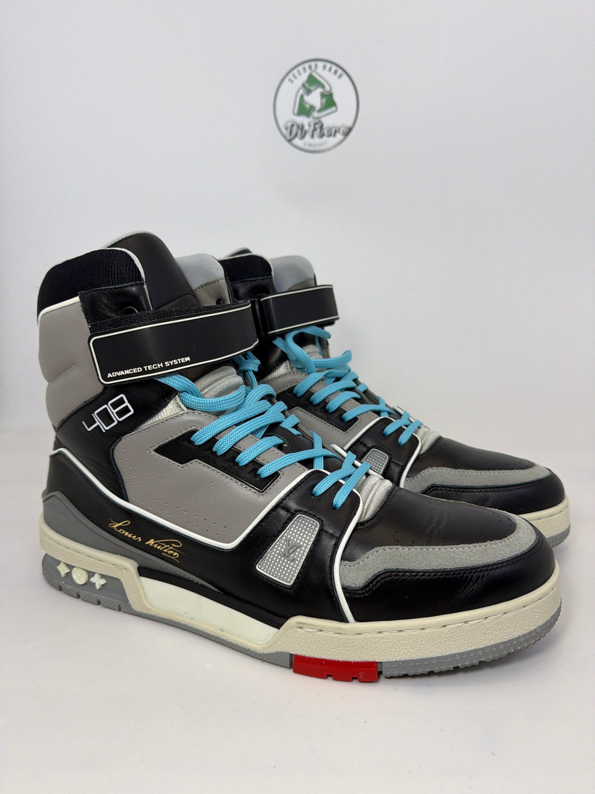 Louis Vuitton trainer high Sizs 9=43 veste 44 multicolore