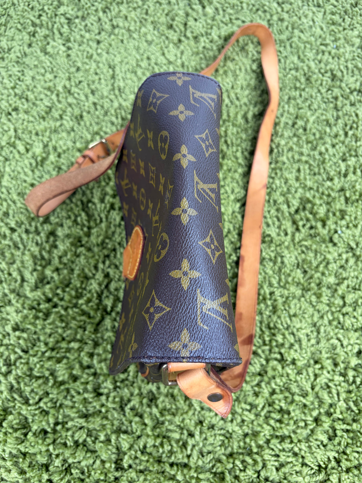 Borsa a tracolla Louis Vuitton Cartouchière Marrone