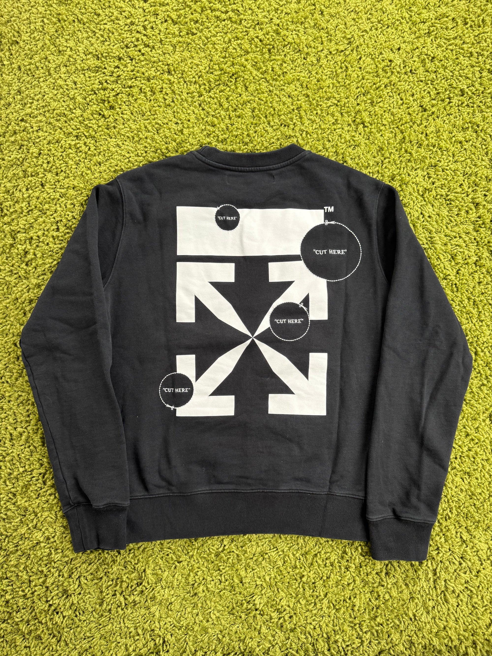 Felpa Off White Nera M