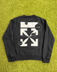 Felpa Off White Nera M