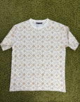 T shirt Louis Vuitton Size L bianca e oro