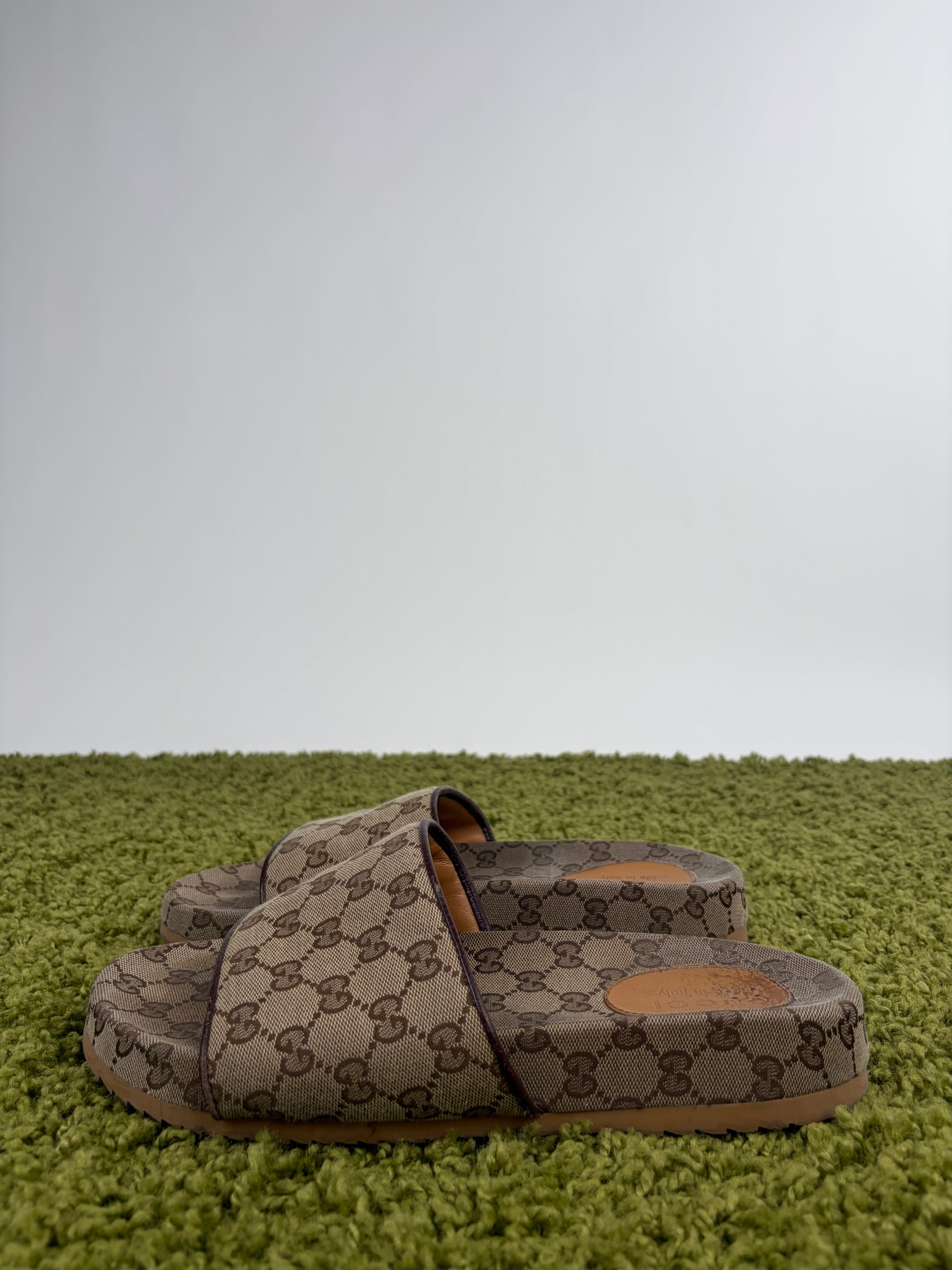 Sandali Gucci Size 10=44 beige e marroni