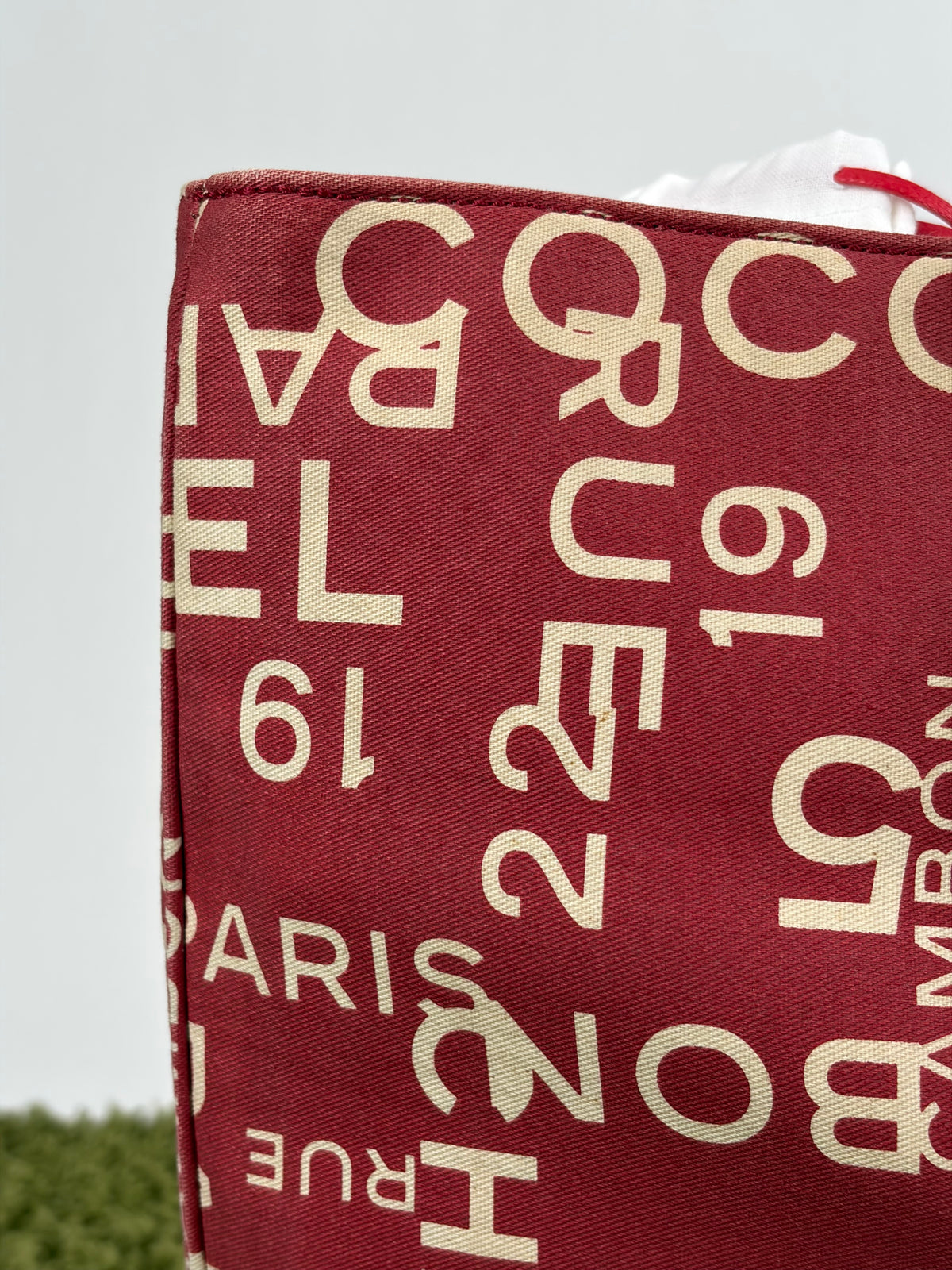 Borsa tote vintage Chanel 31 Rue cambon Rosso