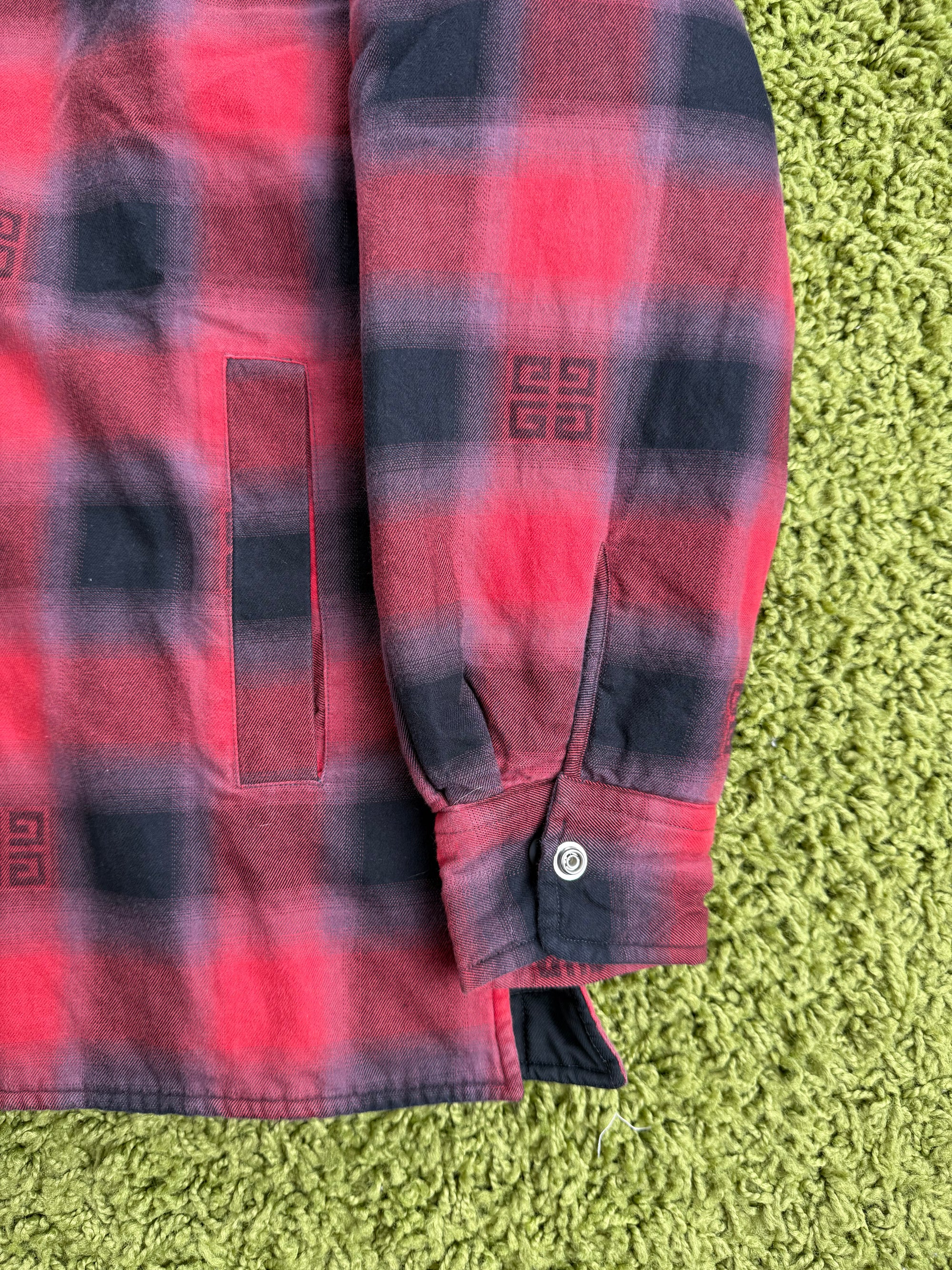 Camicia Imbottita a quadri Rossa Givenchy 39