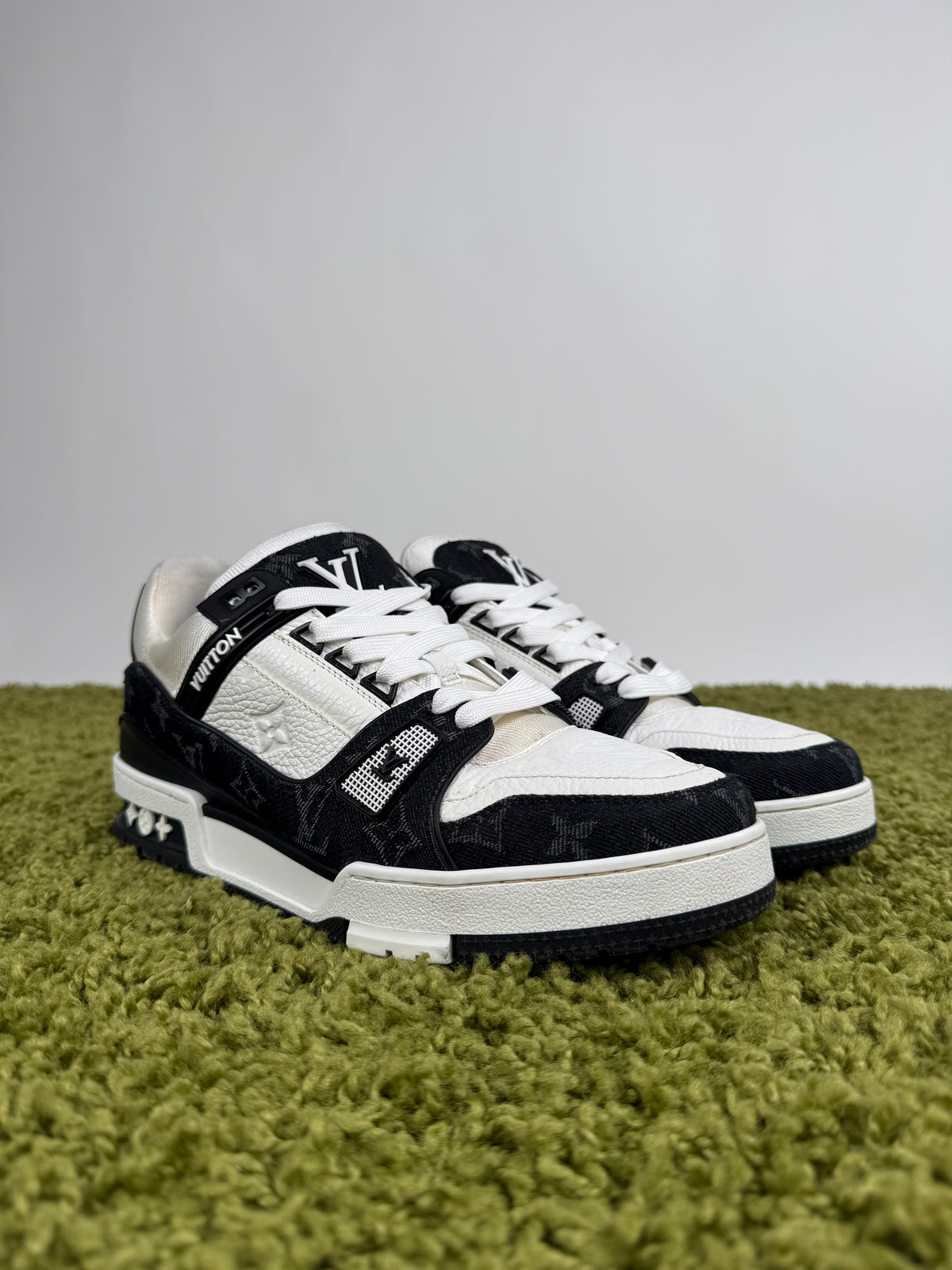Louis Vuitton Trainer In Denim Nero 8