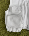 Gilet Louis Vuitton X Virgil Abloh in pelle Monogram Bianco 54