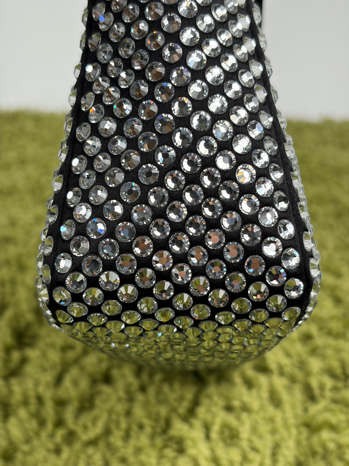 Borsa Prada Re Edition Nera con Cristalli