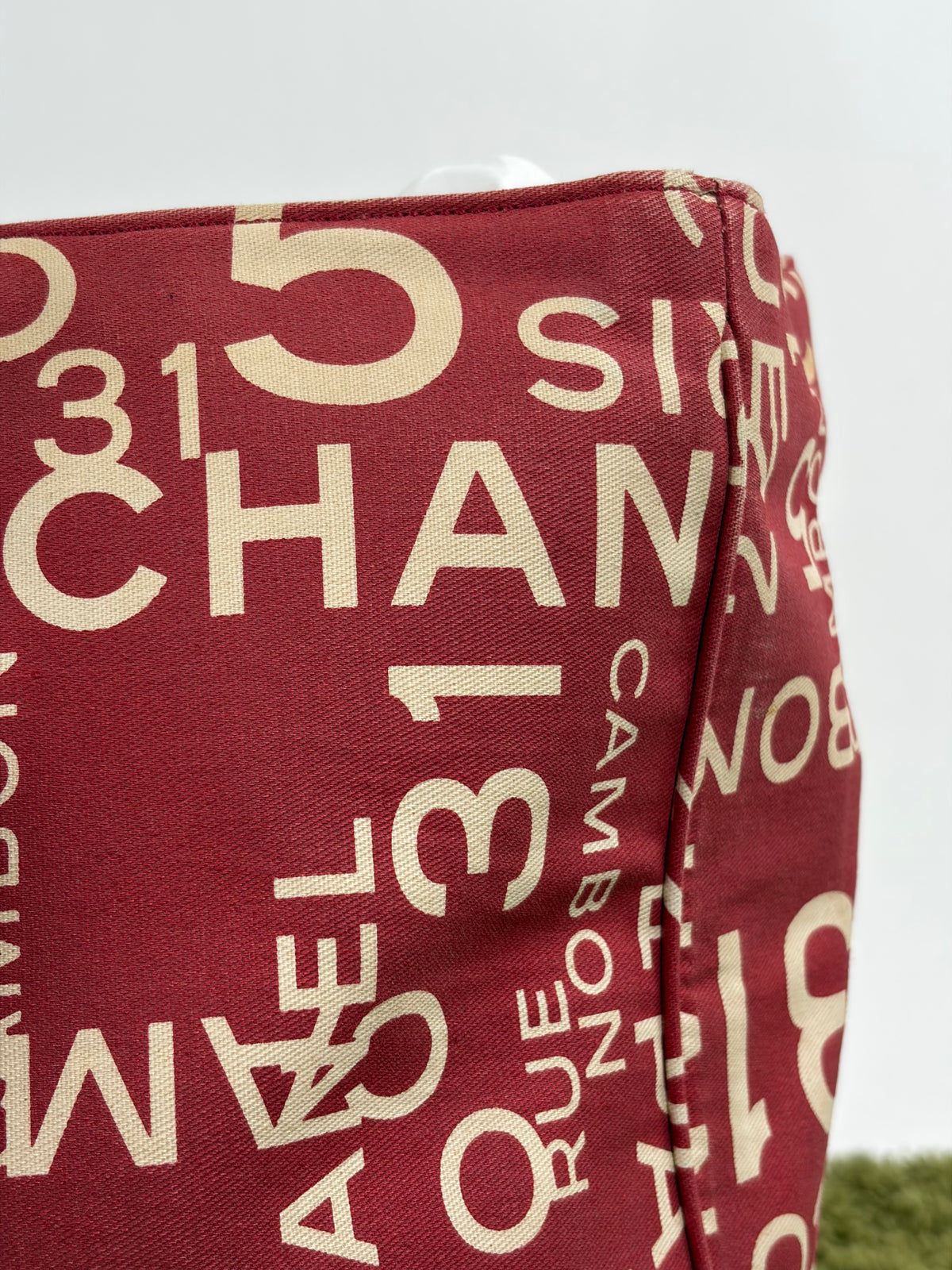 Borsa tote vintage Chanel 31 Rue cambon Rosso
