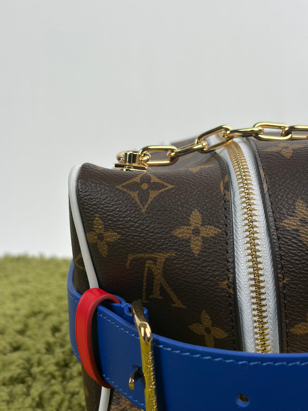 Beauty Case Louis Vuitton X NBA Marrone