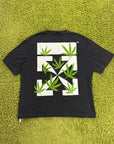 T-Shirt Weed Arrows Off White Nera M