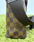 Marsupio Louis Vuitton Olav PM in tela Damier Marrone