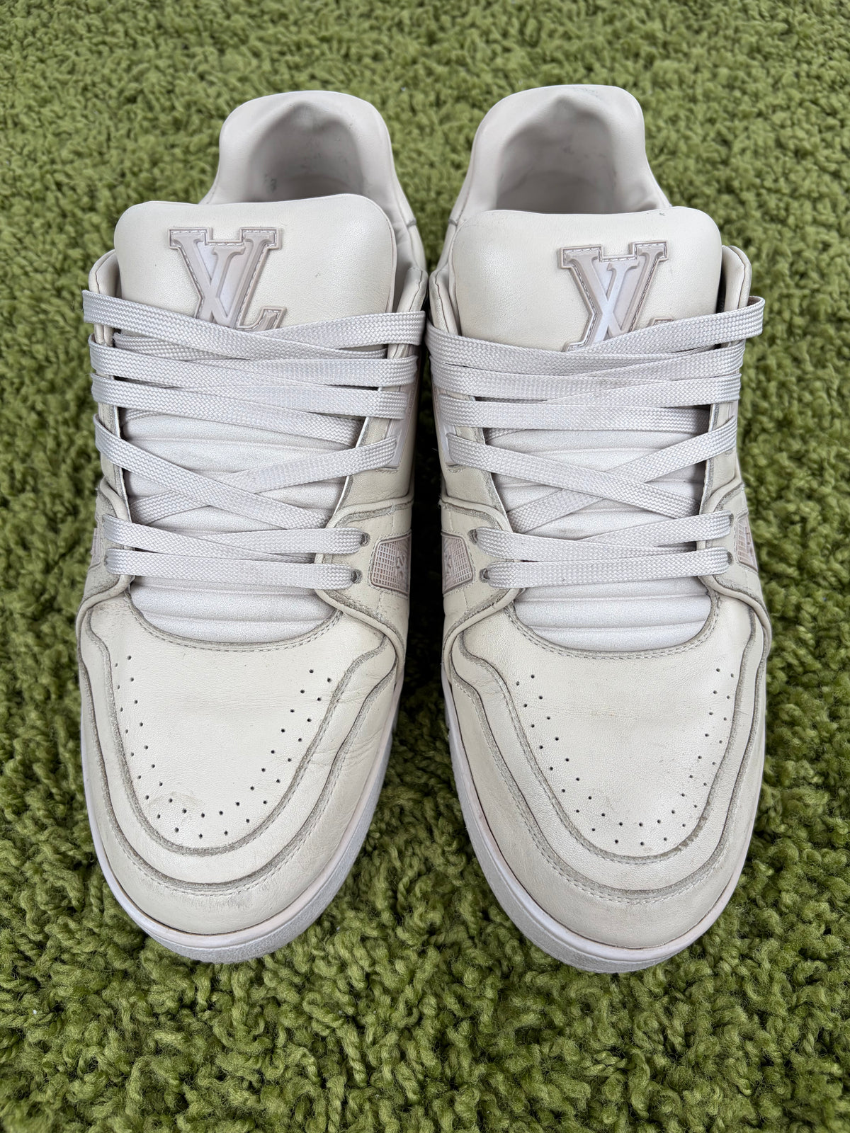 Louis Vuitton Trainer Beige 8.5 - Second Hand Di Fiore