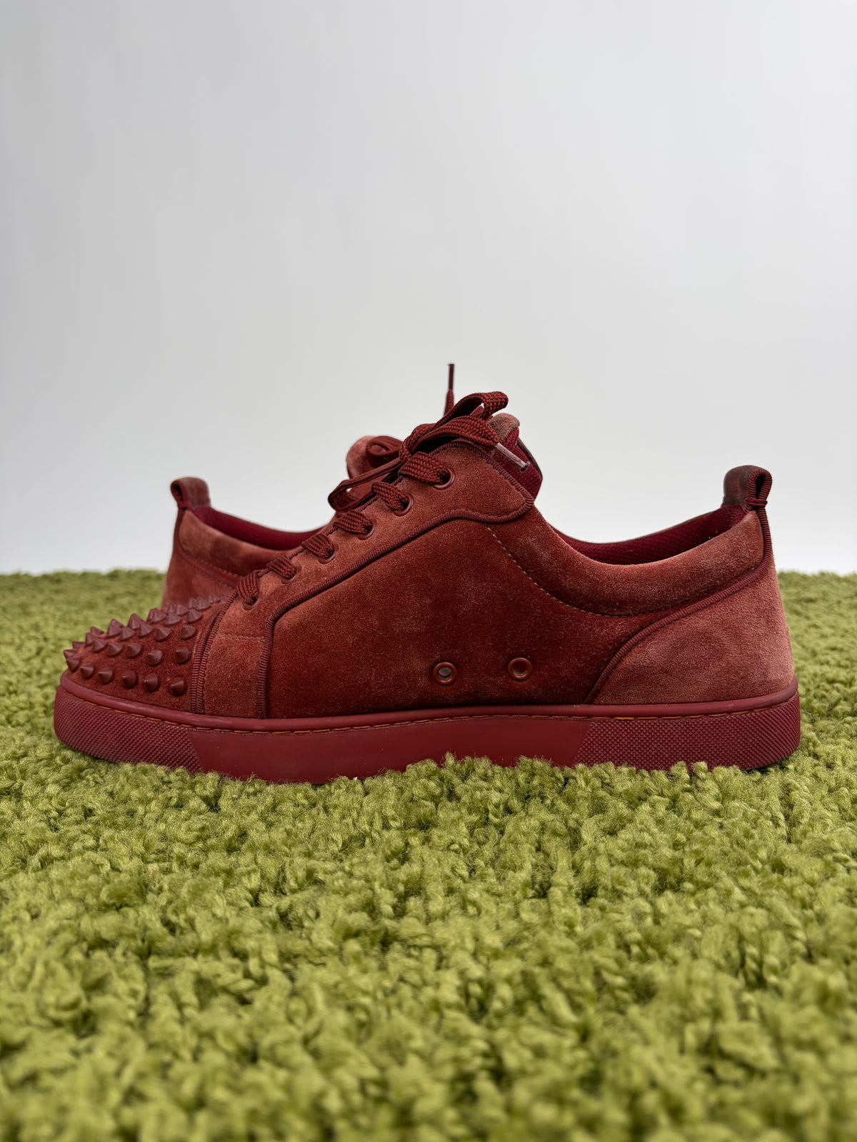 Christian Louboutin Spikes Low Rosso 44