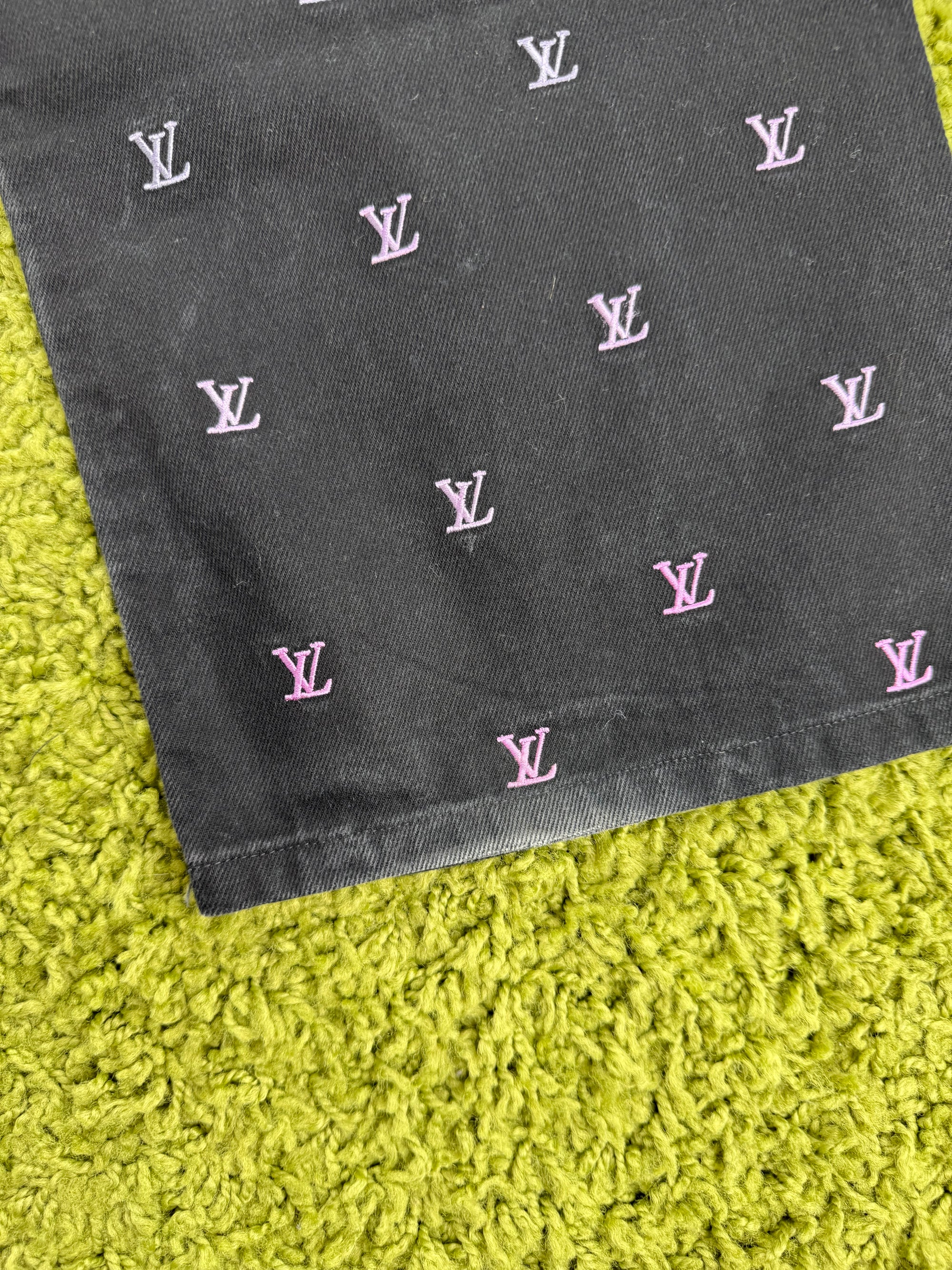 Jeans Louis Vuitton Nero Dettagli Arcobaleno 30