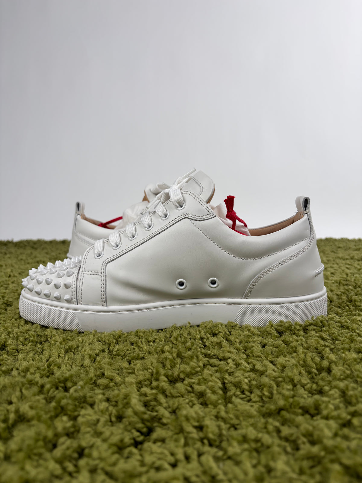 Christian Louboutin Spikes Bianco 43