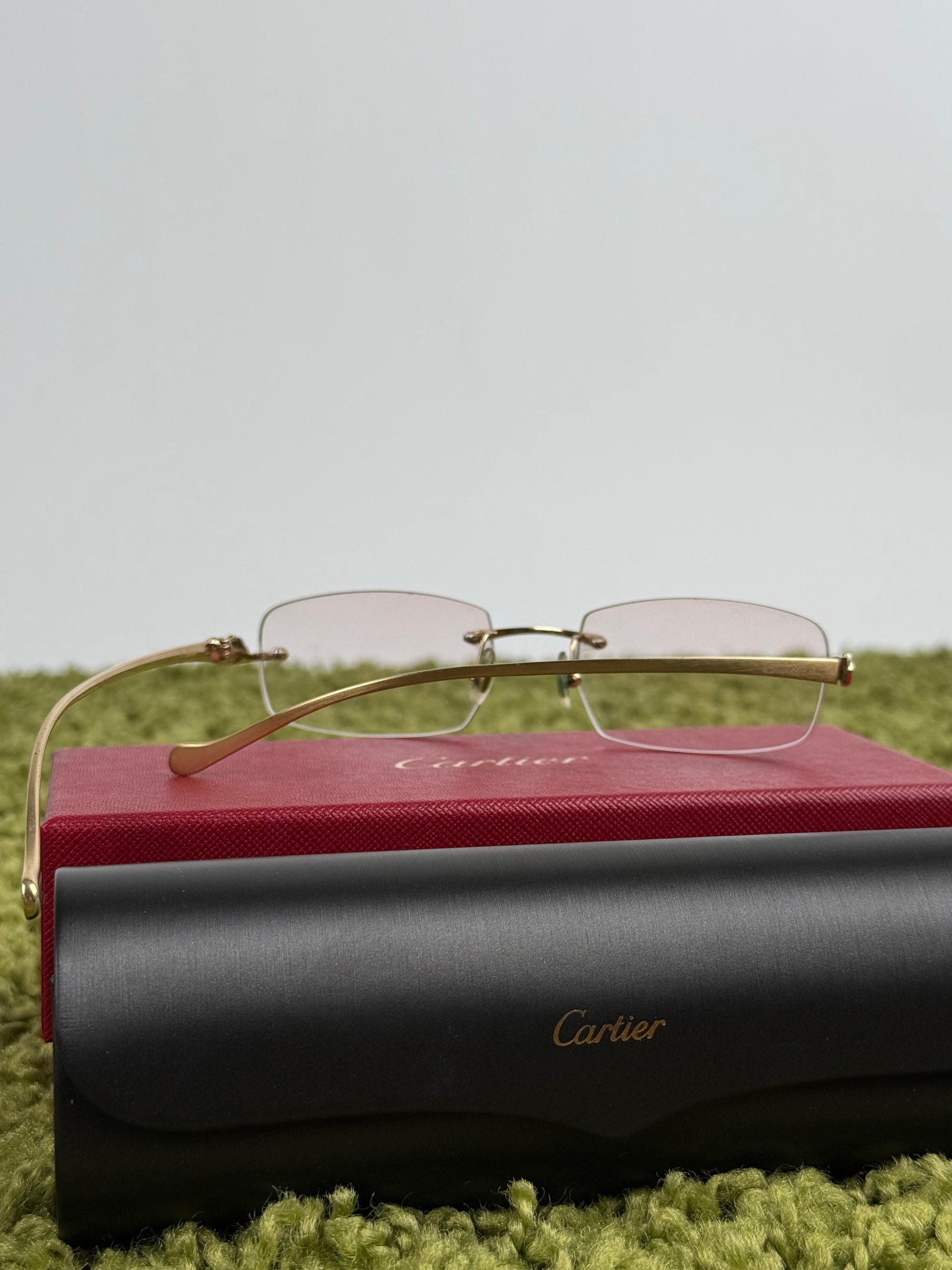 Occhiali Panthère de Cartier oro