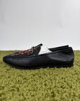 Mocassini Gucci Horsebit Kingsnake Nero 10.5