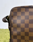 Marsupio Louis Vuitton Olav PM in tela Damier Marrone