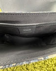 Borsello Dior Monogram blu e grigio