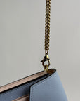 Pochette Louis Vuitton Mylockme Chain Azzurro