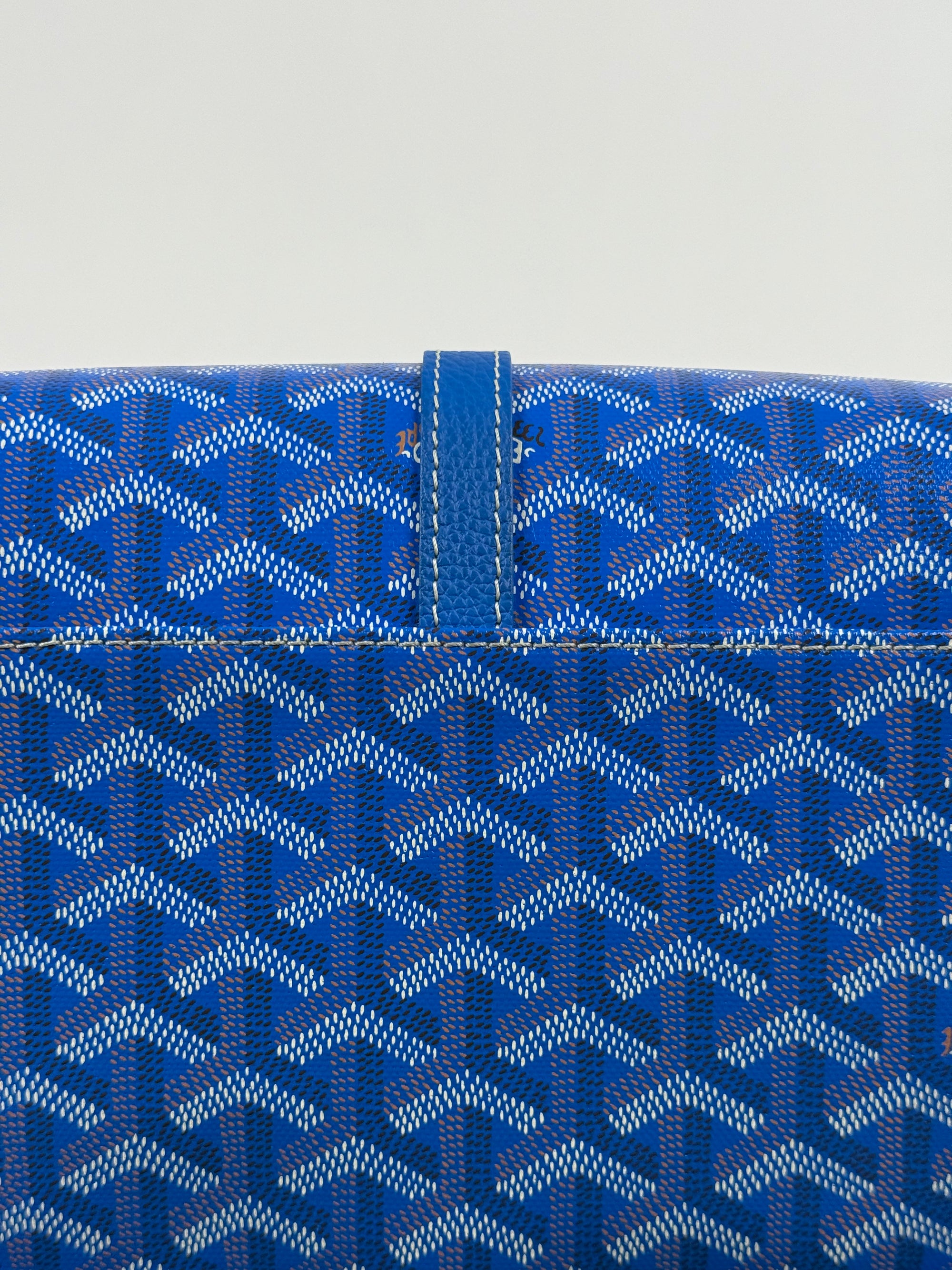 Borsa a tracolla belvedere goyard blu