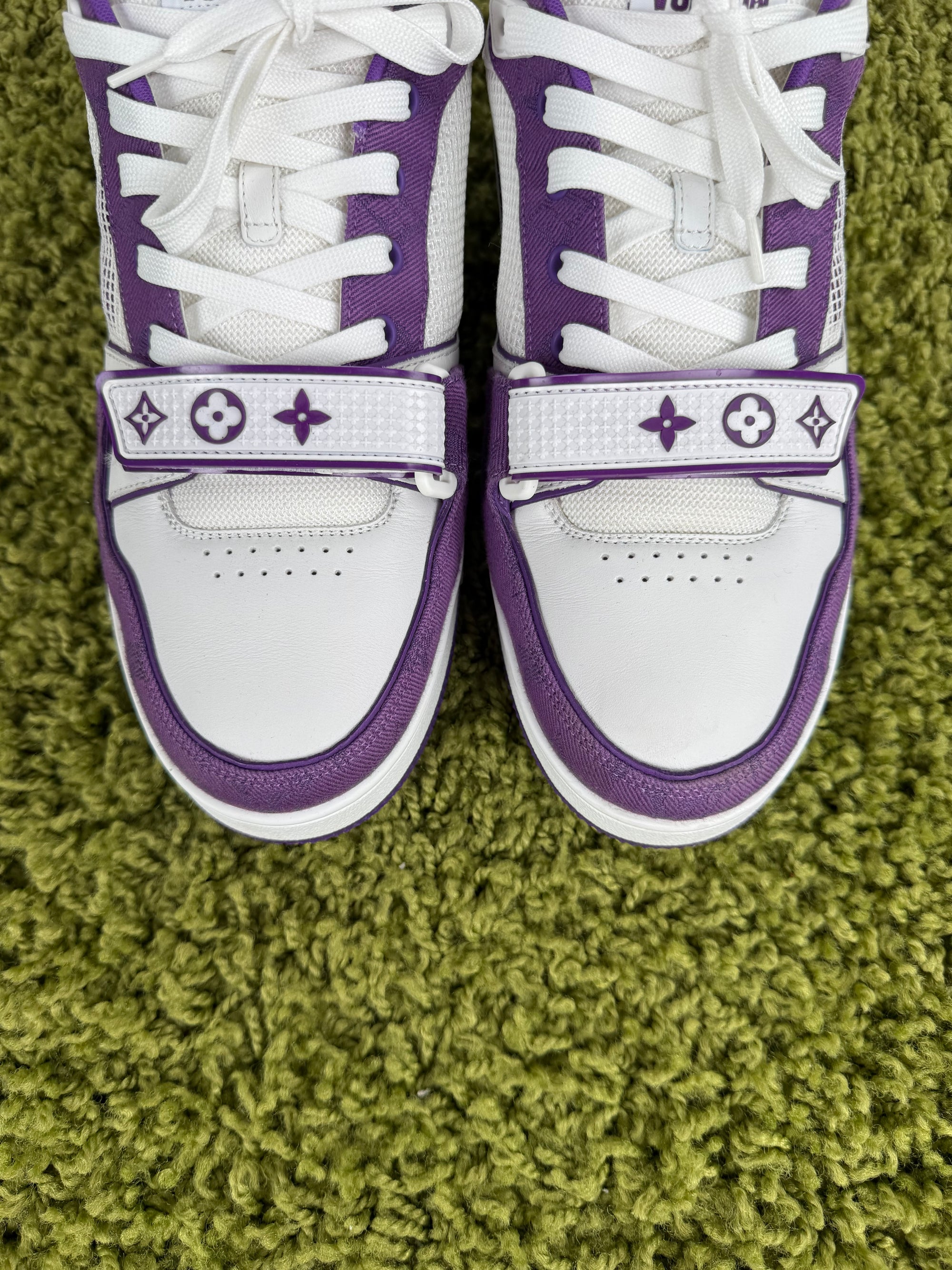 Louis Vuitton Trainer in denim  Bianca Viola 10.5