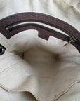 Borsello Gucci beige verde e rosso