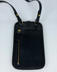 Porta telefono Fendi con porta tessere e porta monete incorporato nero