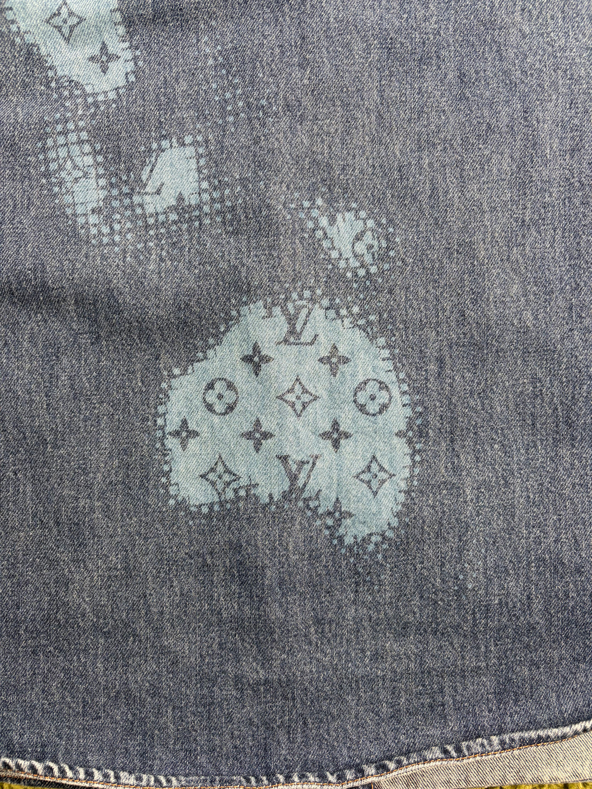 Giacca Louis Vuitton Monogram Halftone Denim L