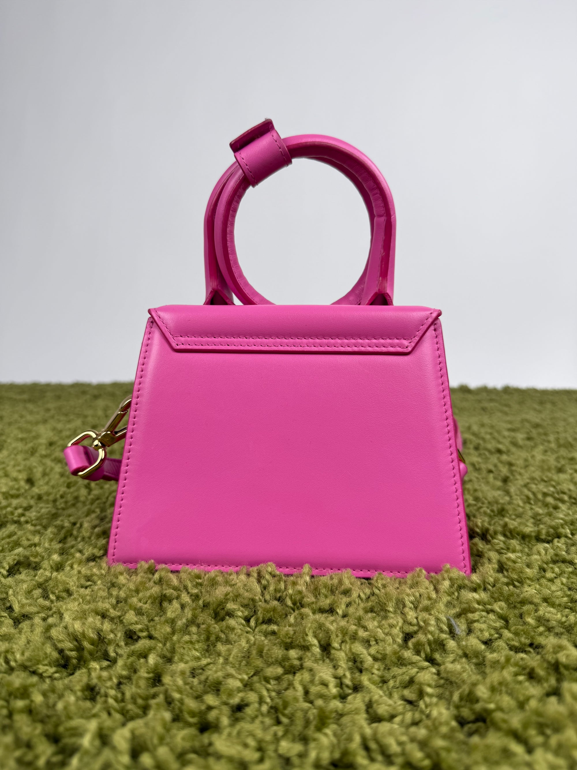 Borsa Jacquemus Le Chiquito Noeud Rosa