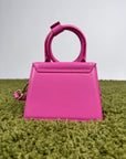 Borsa Jacquemus Le Chiquito Noeud Rosa