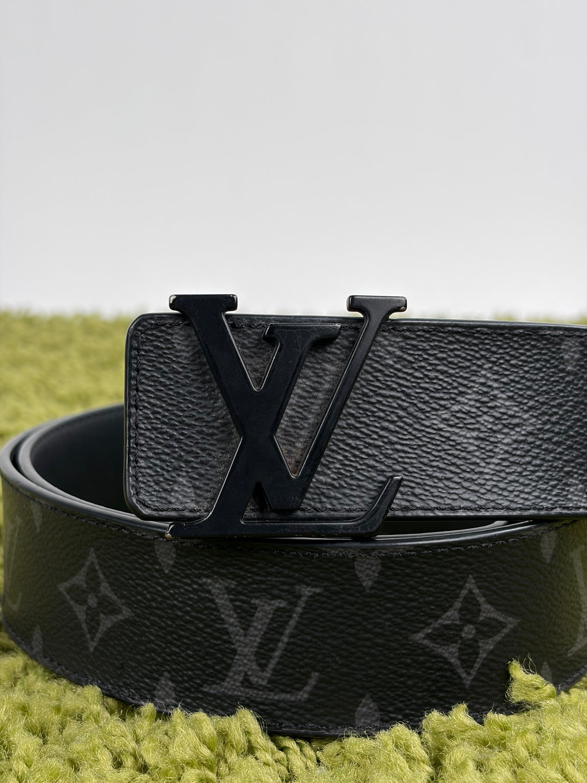 Cintura Louis Vuitton Nera Reversibile 100/40 115cm