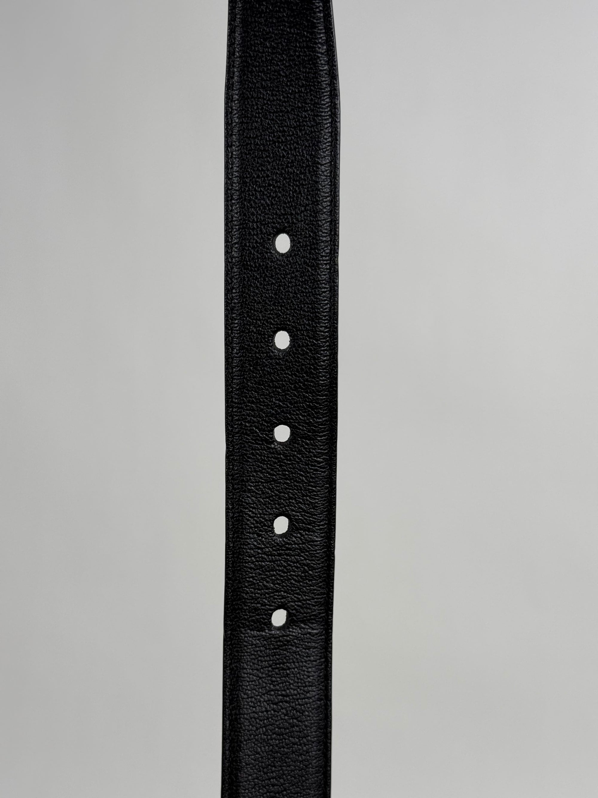 Cintura Saint Laurent Cassandre Nero 110