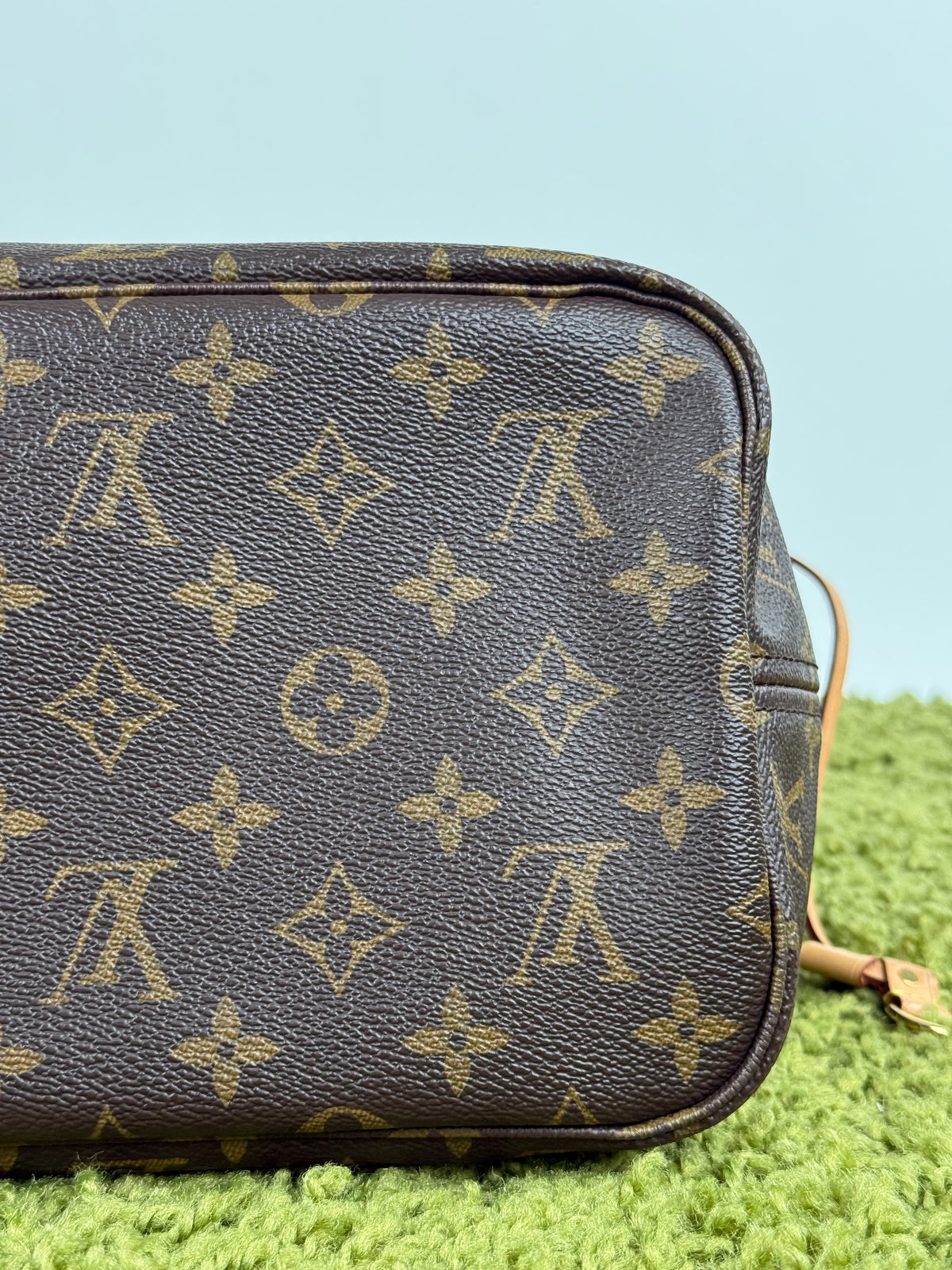 Borsa Neverfull Louis Vuitton MM Marrone