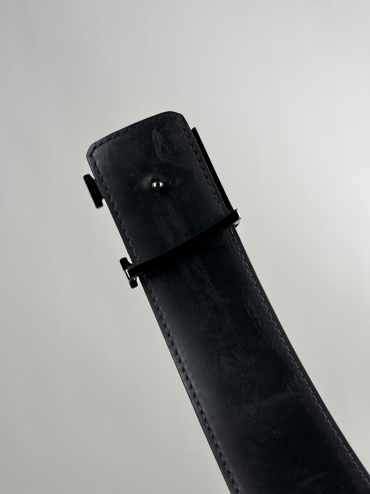 Cintura Louis Vuitton Nero Reversibile 95/38 110cm