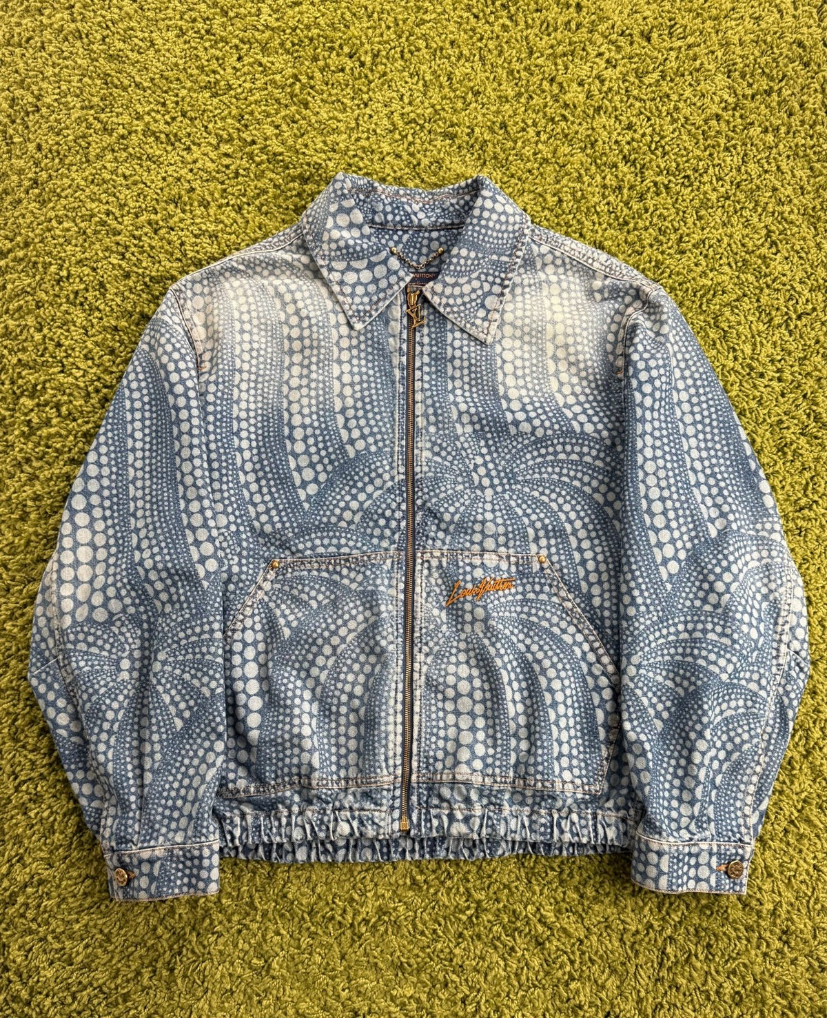 Giacca Louis Vuitton X Yayoi Kusama in denim 54 - Second Hand Di Fiore