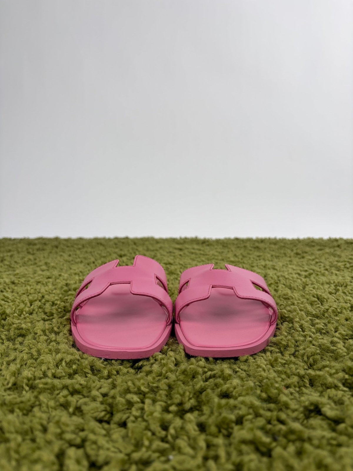 Sandali Piatti Hermès Oran in pelle Rosa 37 - Second Hand Di Fiore