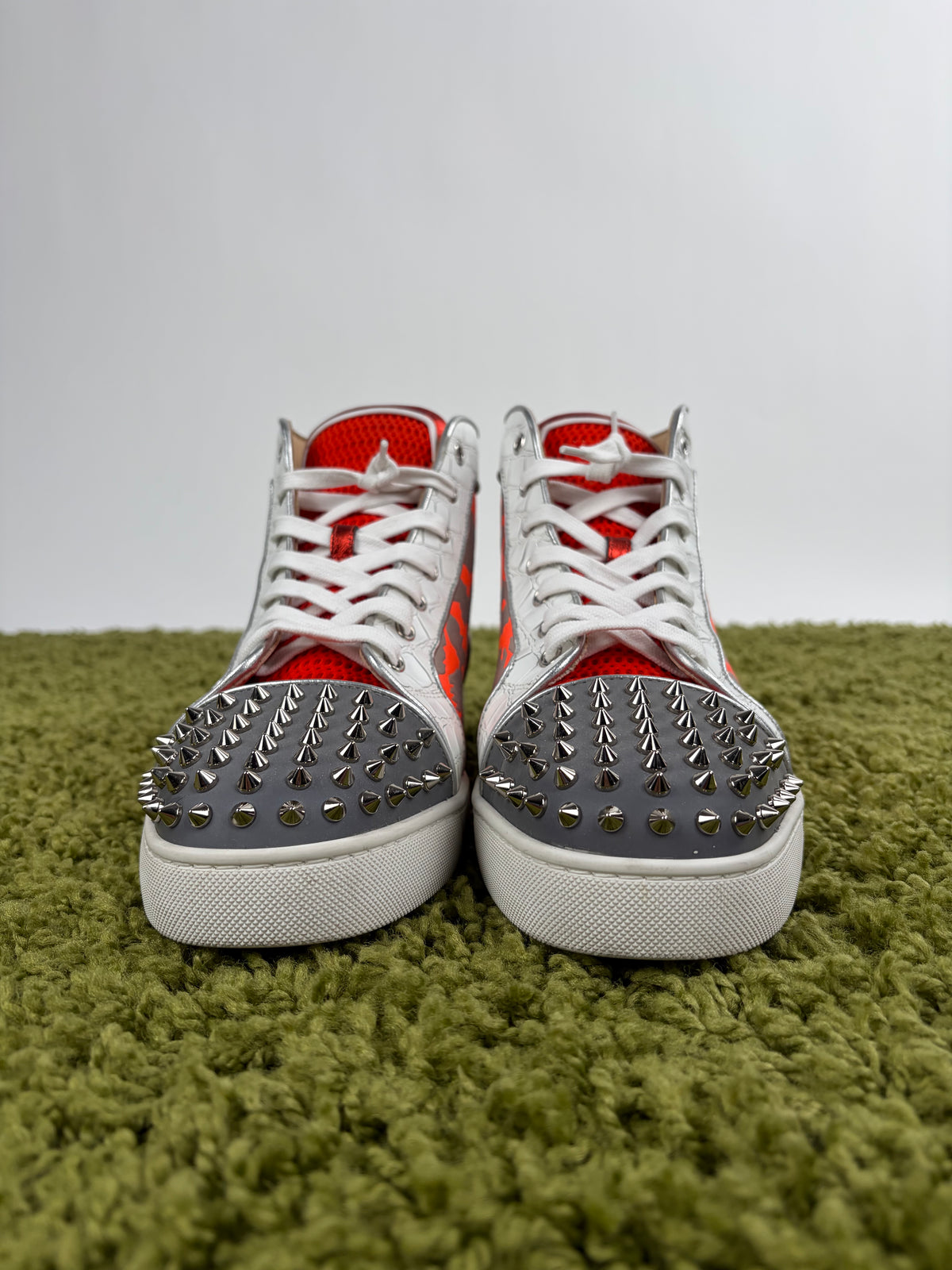 Christian Louboutin Spikes High Bianca Multicolor 44.5