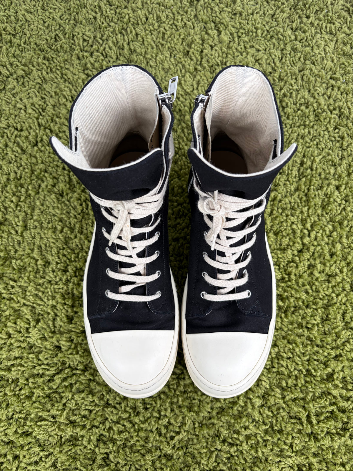 Rick Owens Ramones High DRKSHDW 44 Nera