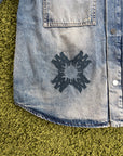 Giacca ma qua Amiri Appliquè In Denim L