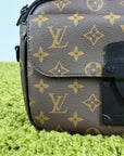 Borsa Messenger S Lock Louis Vuitton Marrone