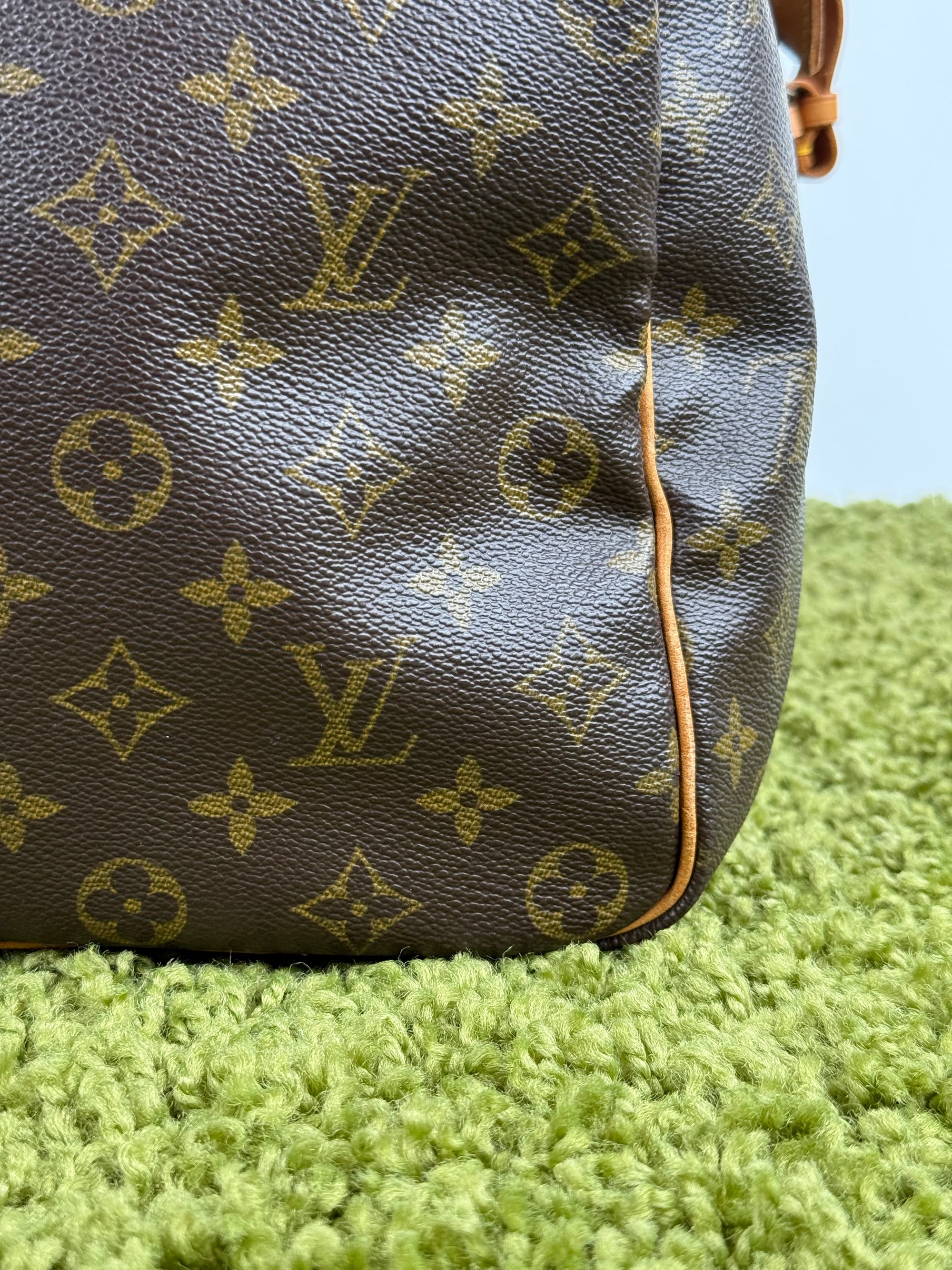 Borsone Keepall Louis Vuitton Marrone Vintage 1998 45