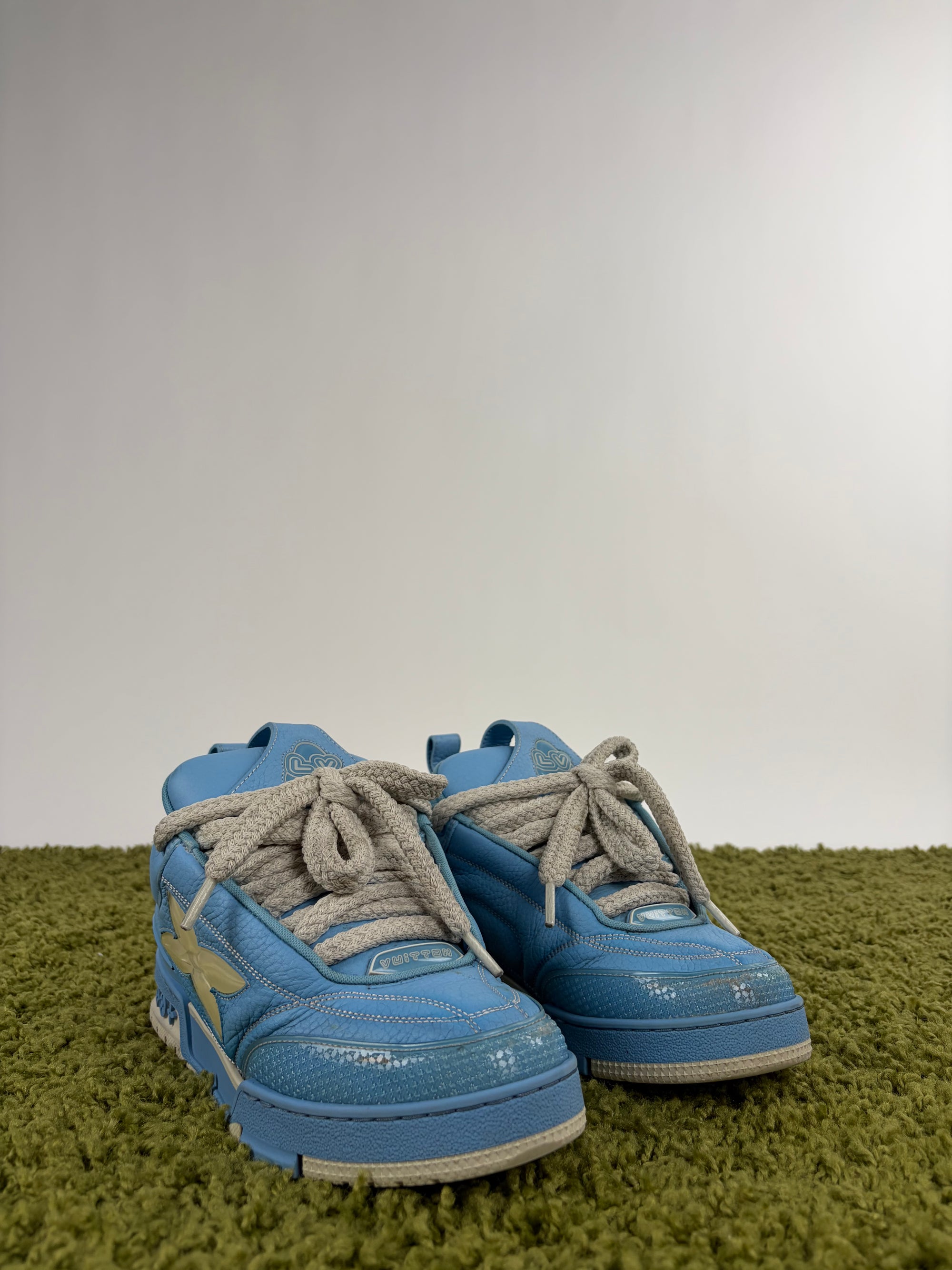 Louis vuitton skate Size 6.5=40.5 calza 41.5 azzurra