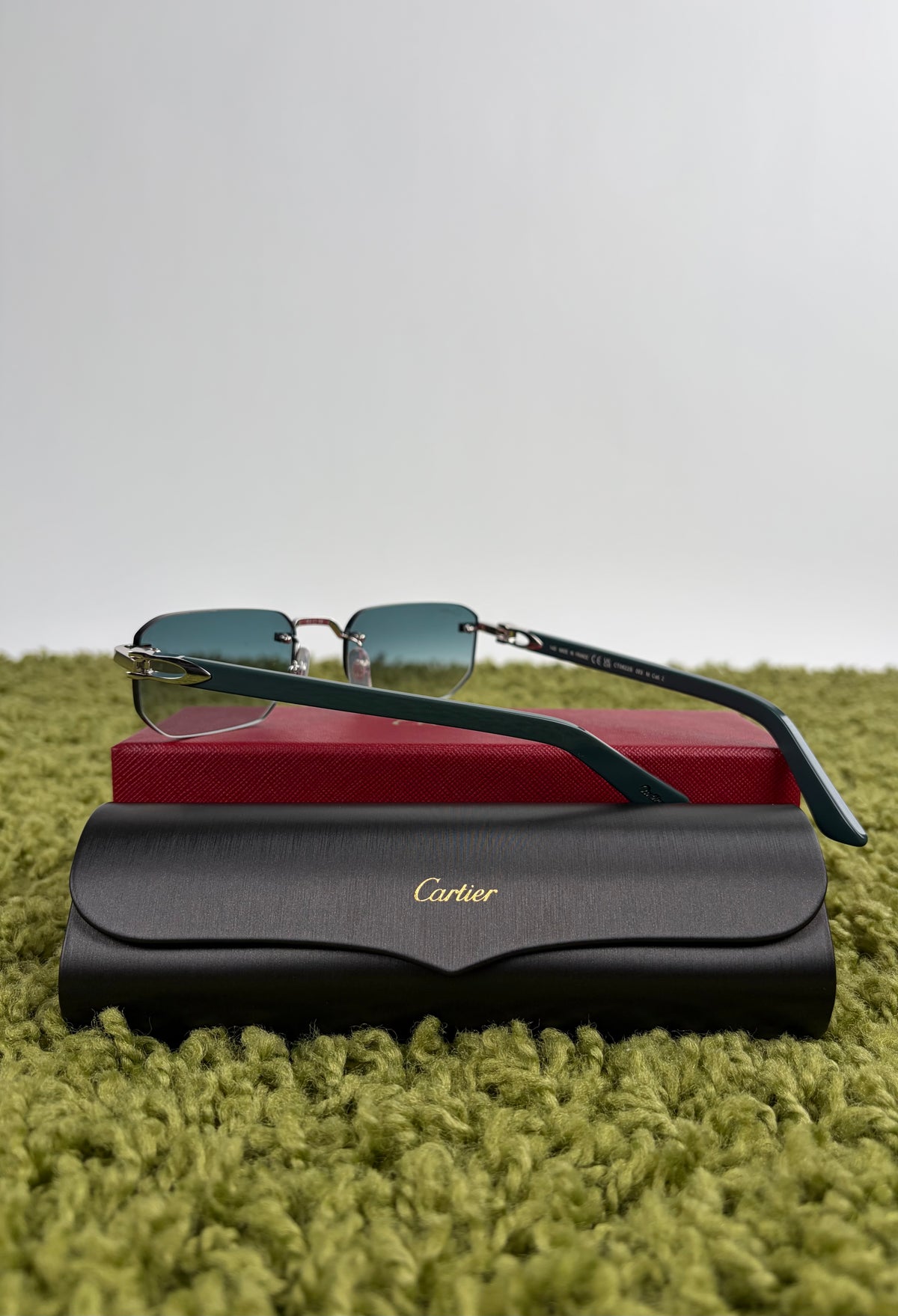 Occhiali da sole Cartier Decor C Azzurro